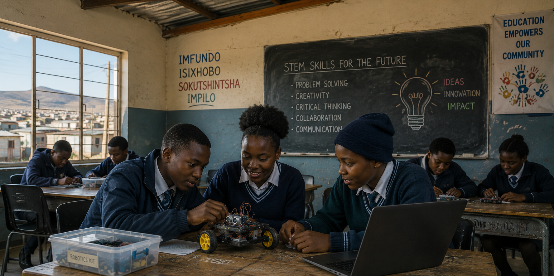 A rural school that could apply for funding from SYS Foundation